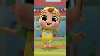 Thumbnail: Can You Swim Like a Baby Shark? 🏊🦈 #Shorts #KidsSongs #LittleAngel #OceanFun