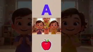 Thumbnail: 🍎 A is for Apple 🍎 | ABC Alphabet Song for Toddlers & Preschool Kids #shorts #animation