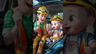 Thumbnail: The Excavator Song | Baby's Day at the Construction Site | 3D Animation Nursery Rhymes