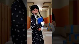 Thumbnail: Wednesday Addams and Alice at school  #shorts #scenery #wednesday