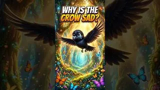 Thumbnail: The Sad Crow's Amazing Lesson 🐦❤️ | Heartwarming Kids Story | Animated Shorts #shorts