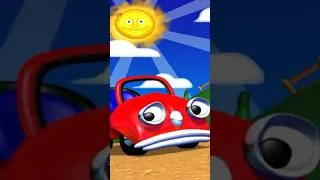 Thumbnail: Honk Flat Tyre Trouble #kidscartoon #vehicles #shorts