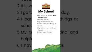 Thumbnail: Essay on My School in English | My School Essay | Easy English Essay for Kids