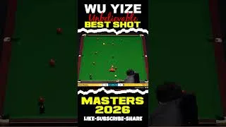 Thumbnail: Wu Yize Trick Shot Master Snooker 2026 #billiards #snooker2026 #snookermoments
