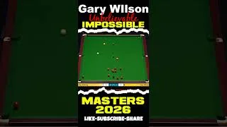 Thumbnail: Zhao Xintong vs Gary Wilson Masters 2026 Snooker Trick Shot #billiards #snooker2026 #snookermoments