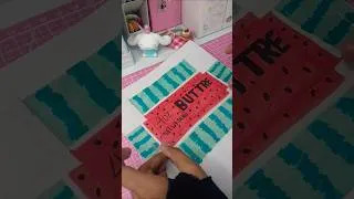 Thumbnail: 🍉 DIY Watermelon paper butter SQUISHY Tutorial 🧈✨ | Easy Paper Craft #shorts #viral #trending