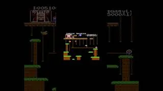 Thumbnail: Quick way up the springboard in Donkey Kong Jr. Nintendo NES #retroachievements #games  #retro