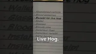Thumbnail: Live Hog for Every Evidence