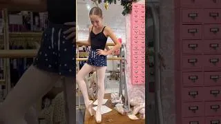 Thumbnail: 🩰 Her First Pair Of Pointe Shoes 🩰 #Ballet #Ballerina#enpointe #pointeshoes