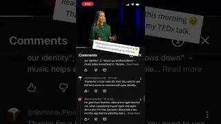 Thumbnail: My TEDx talk is live — and the comments are making me emotional. #tedtalk #tedxspeaker
