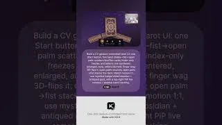 Thumbnail: A gesture-controlled tarot game 🪄🔮