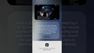 Thumbnail: 3D Earth with live streams around the world  🌍 📻