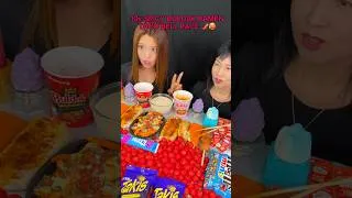 Thumbnail: 10x spicy buldak ramen and Taco Bell race #food #eating #mukbang #noodles #challenge