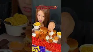 Thumbnail: 10x spicy hot chicken race eating challenge… #food #eating #mukbang #challenge #asmr
