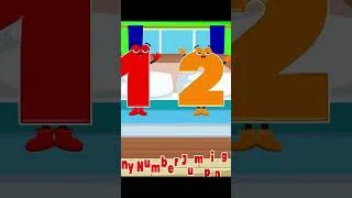 Thumbnail: 🔢 Ten Little Numbers Jumping on the Bed #shorts #tenlittlenumbers #kidssongs #learnnumbers