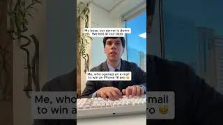 Thumbnail: My boss: the server is down