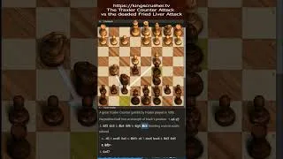 Thumbnail: Amazing Chess Game by Traxler with his gambit vs Reinisch in 1890 #chess #chessgambit #kingscrusher