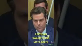 Thumbnail: Reptilian Matt Gaetz Anomaly (Liquid Crystal Polarization) #reptilian #theylive #ridethegoat
