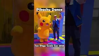 Thumbnail: Pikachu Dance at San Diego Comic Con 2026 #shorts #pokemon #sdcc