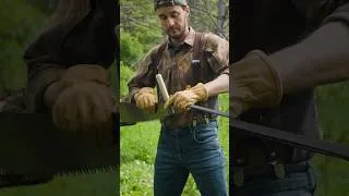 Thumbnail: Smart Idea with big saw #lifehack #bushcraft #survival