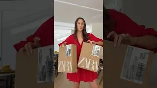 Thumbnail: Zara haul new in summer collection 🍒 @zara #zarahaul #zaranewin #zarawoman #zaratryon #zaraunboxing
