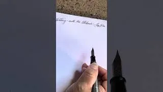 Thumbnail: Writing with the Esterbrook J Flex Fine nib 2048. Will it flex?