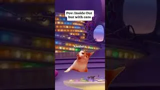 Thumbnail: Cat MEMES 🐱 Inside out but with cats #catvideos #catmemes #insideout #shorts