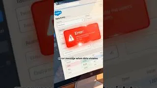 Thumbnail: Quick Salesforce Tip: Stop Wrong Data Using Validation Rules! 🔥