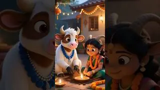 Thumbnail: Animals Celebrate Diwali” | Heartwarming Diwali Story | Cute Animal Short Story in Hindi 🪔✨