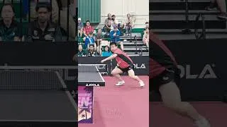 Thumbnail: How Low Can He Go? #Shorts #tabletennis