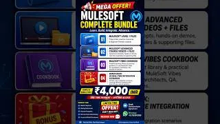 Thumbnail: Mega MuleSoft Bundle Offer | Complete Learning Pack ₹4000
