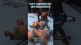 Thumbnail: Top 5 UFC Knockouts That Came Out of Nowhere 😳 #ufc #mma #knockout #crazy #shorts #mmashorts
