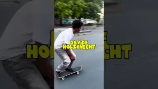 Thumbnail: Davide Holzknecht’s Board Catch Is Unreal! 🛹🔥 #shorts #skateboarding