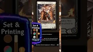 Thumbnail: NEW Legendary Card Revealed Omens of the Third Age | Flesh and Blood TCG #fabtcg #fleshandbloodtcg