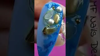 Thumbnail: Blue Marble Gel Nails! Everyone’s Favorite 🤩