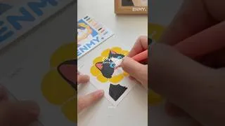Thumbnail: Enmy painting set 💖😻 #painting #enmy #enmyacrylicmarker