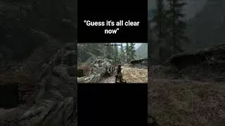 Thumbnail: All Clear #skyrim #funny #hunting #dangerousanimals