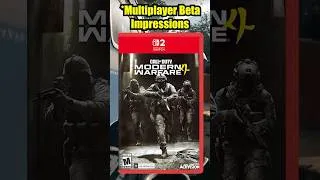 Thumbnail: I TESTED the Call of Duty MW4 MULTIPLAYER Beta on #Switch2