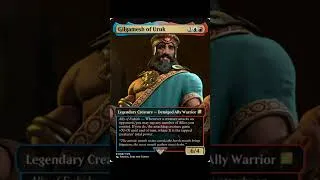 Thumbnail: Magic the Gathering + Civilization VI (fan-made cards): Sumeria  #mtg #civ6 #sumeria #gilgamesh