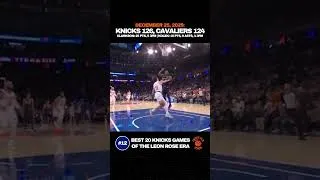 Thumbnail: 12/25/25: Knicks 126, Cavaliers 124 - "The Christmas Comeback!"