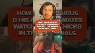 Thumbnail: How Luchasaurus watched the Knicks championship run with his @AEW teammates.