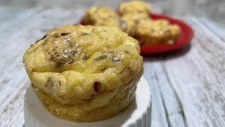 Thumbnail: Bacon and Cheese Egg Muffins Recipe | #Shorts