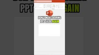 Thumbnail: Easy Power Point Trick to make a stunning presentation 😍 #powerpoint