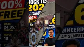 Thumbnail: DIPLOMA MOCK TEST 2026 | 2nd Year 4th Semester | Electrical Engineering | Knowledge Cell.
