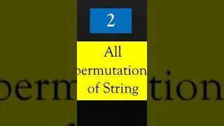 Thumbnail: Top 5 String problems for Programming interviews | #programming #coding #string #shorts