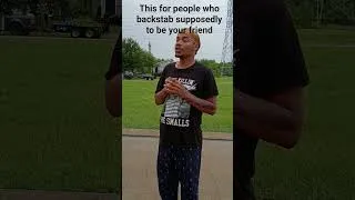 Thumbnail: THIS BOUT POEPLE WHO BACKSTAB YOU IN THE BACK AND SUPPOSEDLY TO BE YOUR BEST FRIEND