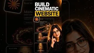Thumbnail: Build Cinematic Animated Website With FREE AI | Claude Ai #shorts