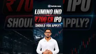 Thumbnail: Lumino Industries IPO - ₹700 Cr IPO Is Live | Apply or Avoid?