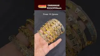 Thumbnail: Bracelets #bracelets #kada #foryou #lightweightjewellery #goldjewellery #bracelet