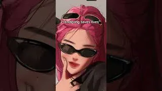 Thumbnail: Rendering saves lives? ✍️ | Digital Art IBISPAINTX 